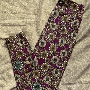 LuLaRoe Daisy Floral Print Leggings